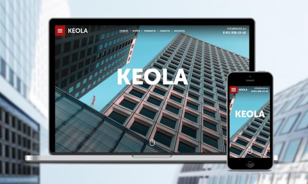 Официальны сайт проектной организации Keola